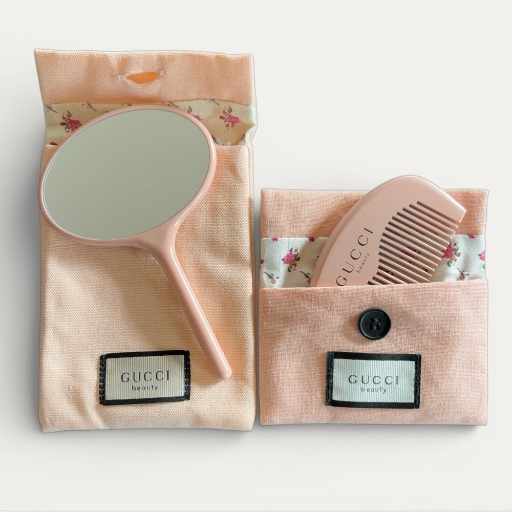 Gucci Beauty Peony Comb and Mirror Set - Picture 2 of 7